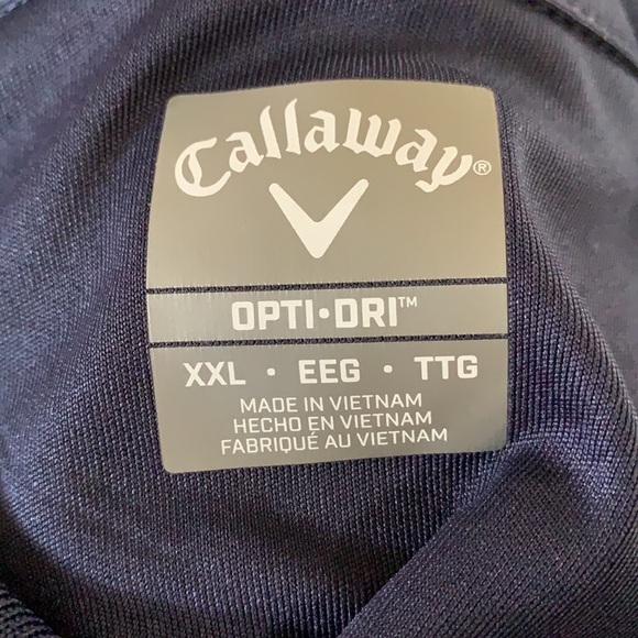 Callaway NWT Opti Free Cooling UPF Sun Protection Moisture Wicking Fabric XXL - Picture 7 of 12